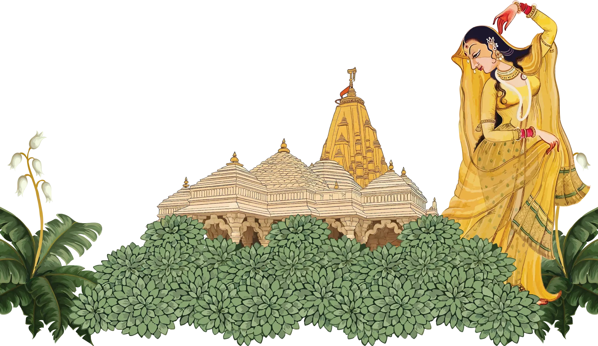 Temple illustration